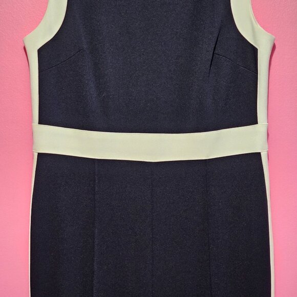 Tommy Hilfiger Sz 6 Sleeveless Pants Jumper Navy White Trim Classic Minimal - Picture 15 of 16